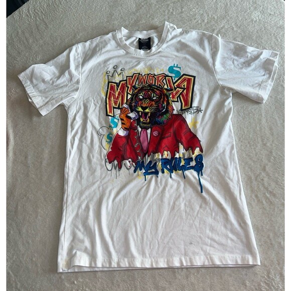 Tiger - my rules tshirt sz S - Picture 1 of 5